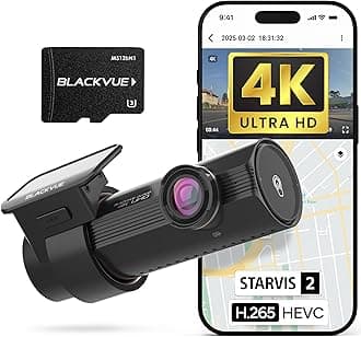 DR970X-1CH Plus II 64GB Dash Cam – 4K UHD Front Dashcam with STARVIS 2, HDR, Fast Boot, USB-C, Video Playback via Wi-Fi, Cloud Remote Access, Smart Parking Mode