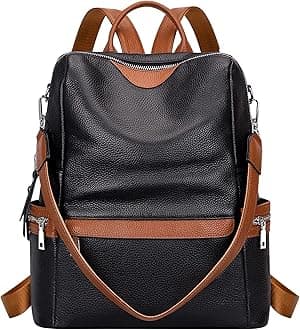 Leather Backpack for Women Elegant Backpack Purse Ladies Leather Shoulder Fitting Rakhi Gift for Sister, Mother Bhabhi