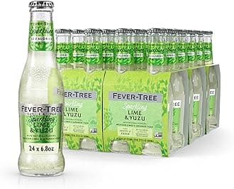 No Artificial Sweeteners Flavorings or Preservatives 6.8 Fl Oz Each Bottles, Sparkling Lime & Yuzu, 24 Count (Pack of 1)