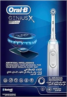 Genius X Electric Toothbrush with Artificial Intelligence, Rechargeable, White Color