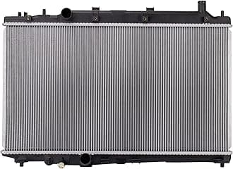 TRQ Radiator Aluminum Core 1 Row 27 in Core Compatible with 2016-2022 Honda HR-V 1.8L