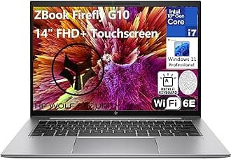 HP ZBook Firefly 14 G10 14" FHD+ Touchscreen Mobile Workstation Business Laptop Computer, 13th Gen Intel i7-1360P, 64GB DDR5 RAM, 2TB PCIe SSD, WiFi 6E, Backlit Keyboard, FR, Windows 11 Pro, Tilsiy