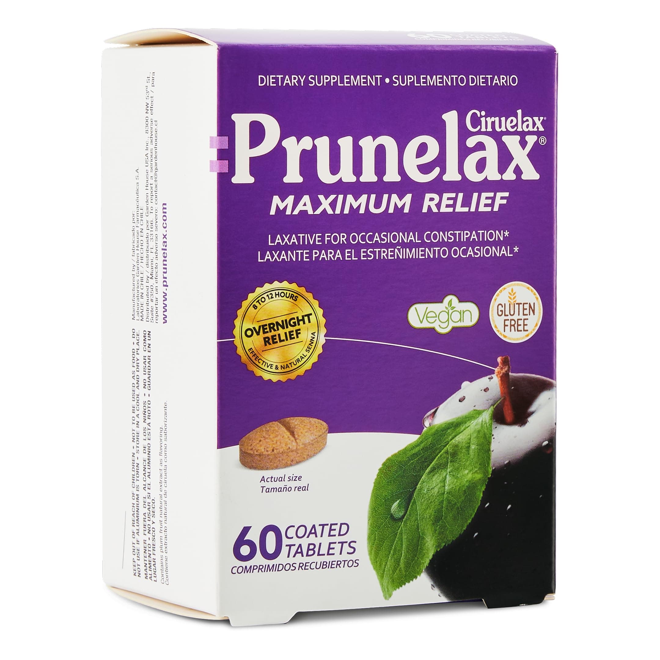PRUNELAX MAX RELIEF 60'S