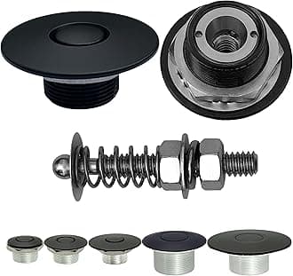 Black 1.5" & 2" Stud Quick Release Latch Hood Pin Made in USA