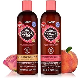 Color Care Shampoo + Conditioner - 355Ml*2 | Maintains Color & Shine | With Rose Oil & Peach | Free of Sulphates & Parabens