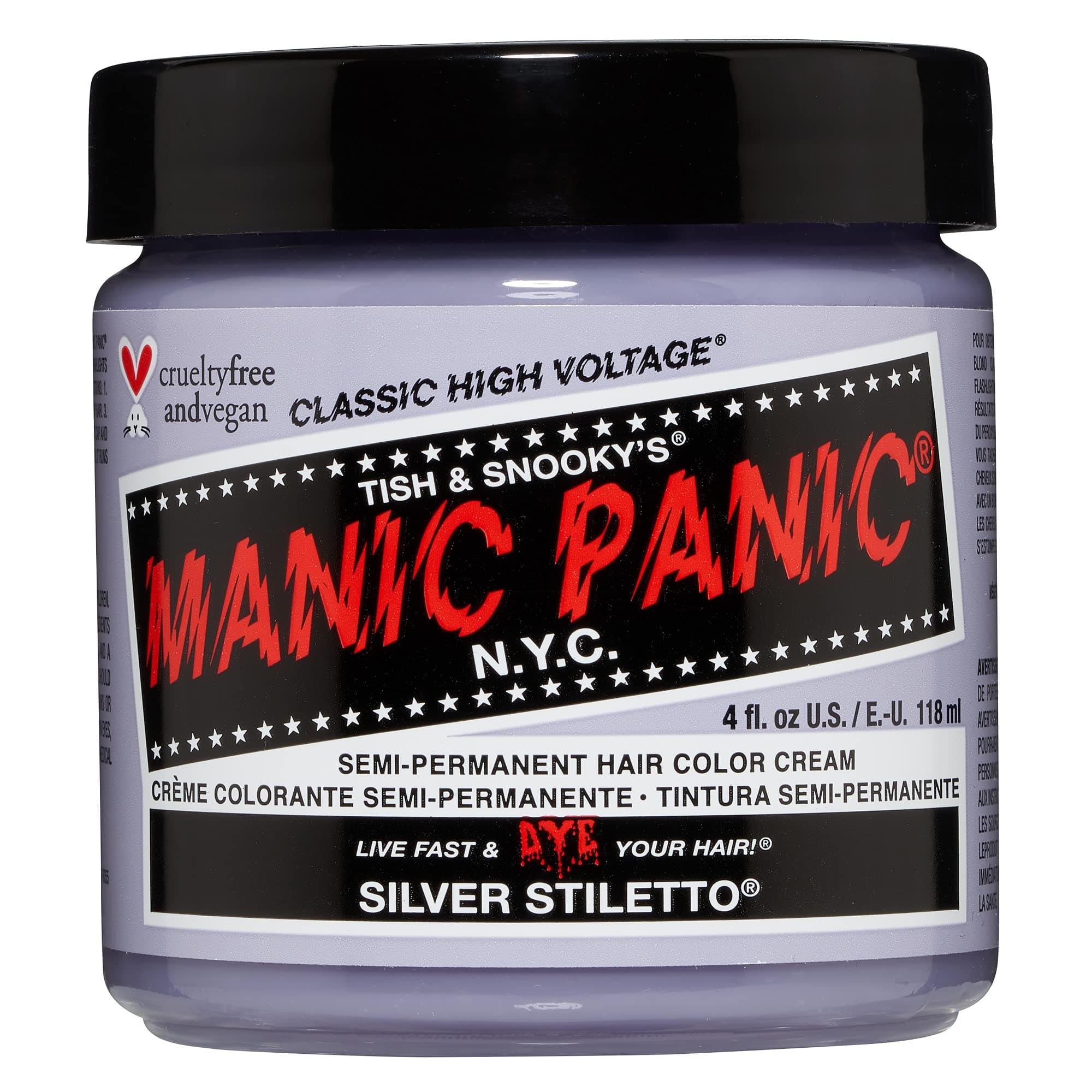 Silver Stilleto Classic Creme 4Oz