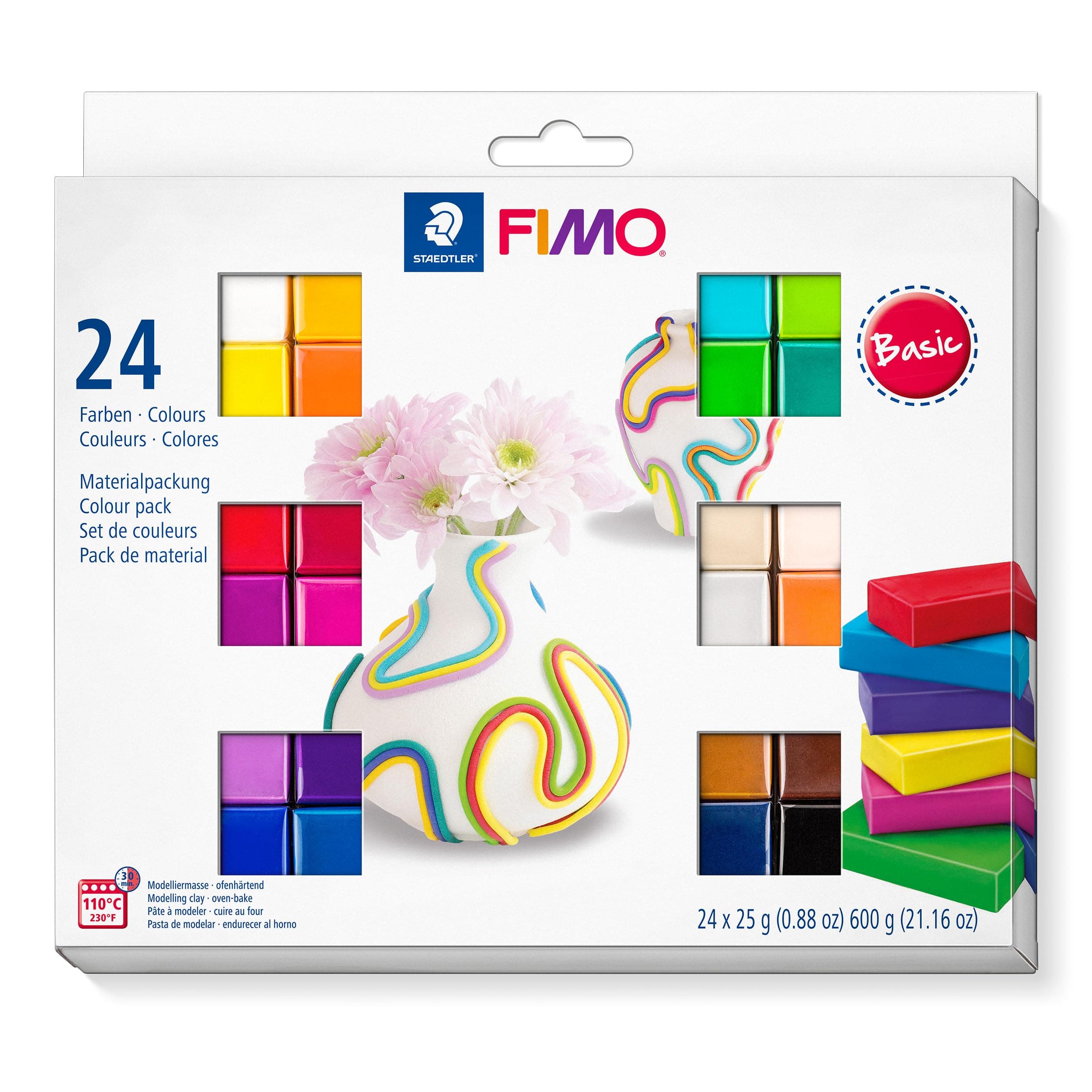 FIMO FimoSoft Material Pack 24 Colors Set