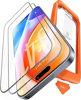 UltraGlass 9H+ Glass for iPhone 13 Pro Max Screen Protector (Military Grade Shatterproof & Longest Durable) Screen Protector 13 ProMax Tempered Glass, 2 Pack