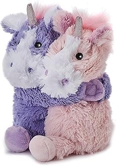Warmies Warm Hugs Unicorn Microwavable s with French Dried Lavender Scent, Fully Heatable Heat Pad for Anxiety and Pain Relief