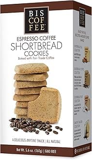 Espresso Coffee Shortbread Cookie (8 Cookies)