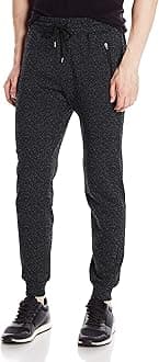 BROOKLYN ATHLETICS Men's Fleece Jogger Pants Active Zipper Pocket Sweatpants
