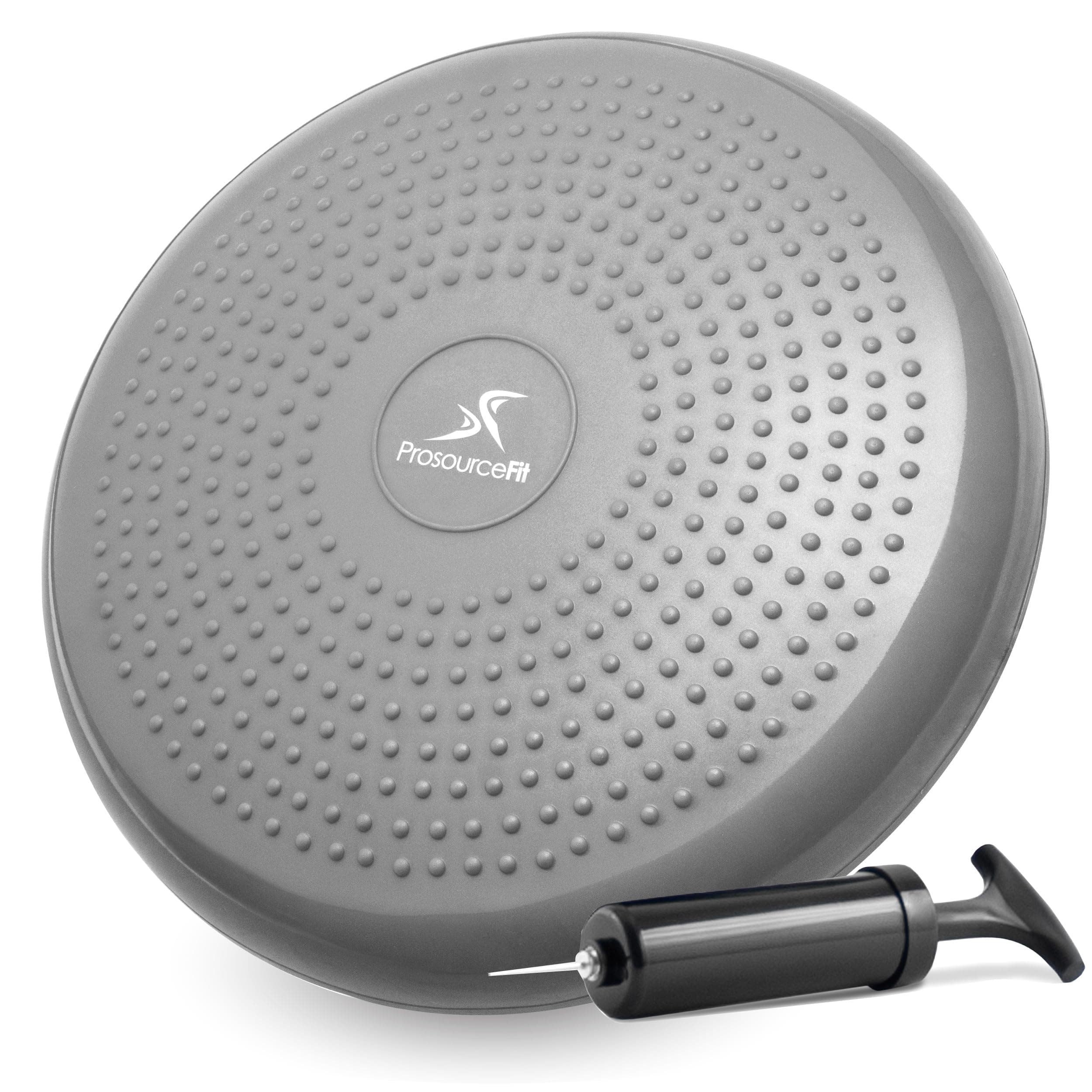 Core Balance Disc Trainer, 14” Diameter with Pump for Improving Posture, Fitness, Stability