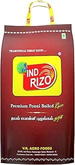 INDRIZO Premium ponni Boiled Rice (15 kg)