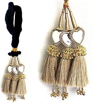 Mirror Design Paranda Parandi Braid Tassles Hair Accessory (Golden) pranda prandi Braid Extension (Gold)_Products_Newp6