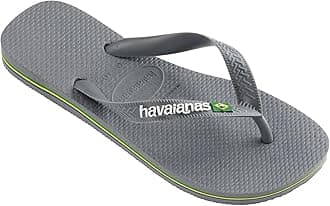 HavaianasBrasil Logo, Iconic, Comfortable and Durable Flip-Flops, Straps with Brazilian Flag and Non-Slip Sole with Colourful Stripes, Adults Unisex
