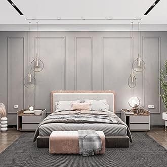 birdecoReady to Assemble Wall molding kit Pieces, All Edges precut, Factory Primed Wall molding Pieces to Make 3 Wider 3 Narrow Column Frames P-30