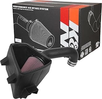 Cold Air Intake System: High-Flow Air Filter, Increase Performance & Towing: Compatible with 2019-2024 RAM 1500, 63-1578