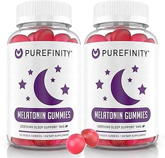 Melatonin Gummies 5mg for Kids – Each Delicious Gummy is 2.5mg (2 Per Serving) for Easily Customizing Your Night, Gluten Free, Non-GMO, Vegan, 120 Count (Pack of 2)