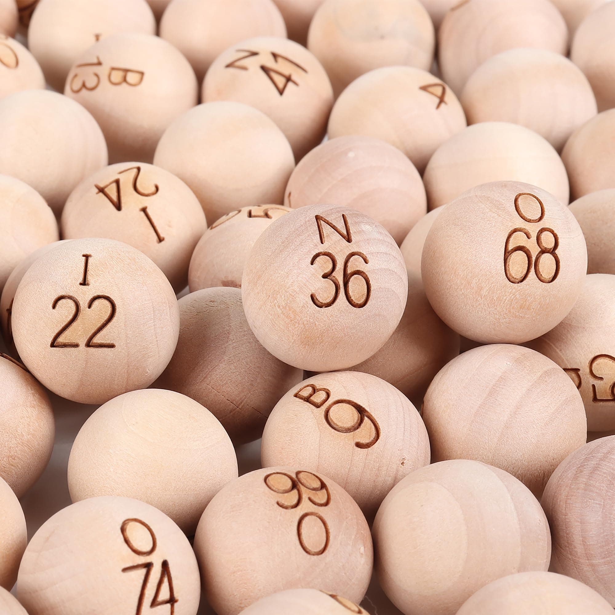 Wooden Bingo Balls