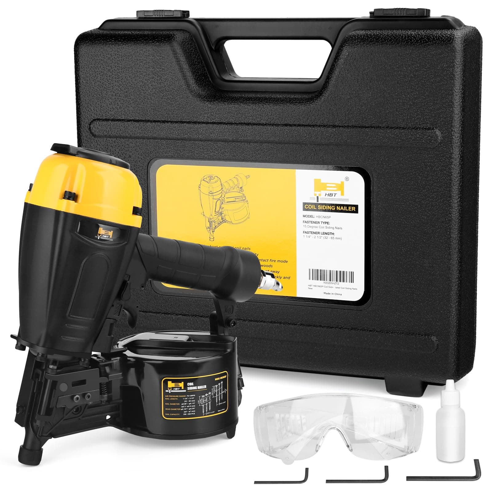 Coil Siding Nailer (Includes a blow mold carrying case)