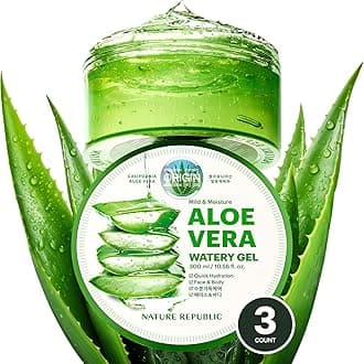 3 PCS Aloe Vera Soothing Gel, 92% Soothing and Moisture, 300ml, NS17-G
