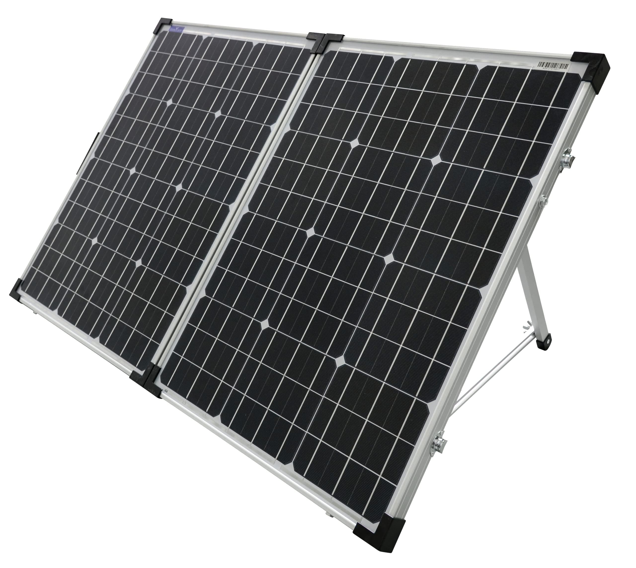 Falcon Technology100W Portable Folding Solar Panel including Regulator - For Motorhome, Caravan Battery Charging