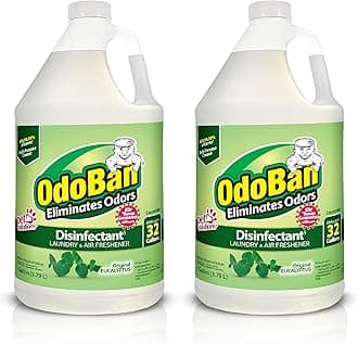 OdoBan Disinfectant Concentrate and Odor Eliminator, Made in the USA, Original Eucalyptus Scent, 2 Gallons