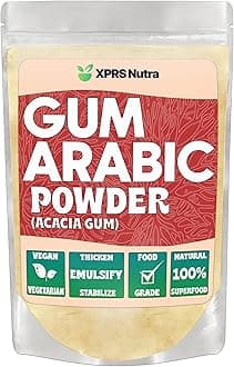 XPRS Nutra Gum Arabic Powder - Premium Acacia Gum Powder 4 Ounce - Food Grade Powdered Arabic Gum Arabic for Watercolor Paint - Arabic Gum for Baking and More