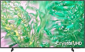 Samsung DU8000 Crystal UHD 4K 43" Smart TV, With Object Tracking Sound Lite, AirSlim, Gaming Hub, Crystal Processor 4K, Smart TV powered by Tizen, UE43DU8000UXXU, English Model (2024)