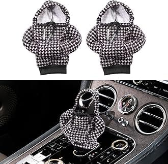2PCS Gear Shift Hoodie, Universal Hoodie Car Gear Shift Cover, 4.76Inch Funny Shifter Hoodie, Car Interior Accessories Car Shifter Stick Protector Decoration Universal for Most Car Gear Shift Levers