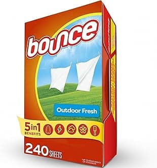 Bounce Fabric Softener and Dryer Sheets, Outdoor Fresh, 240 Count