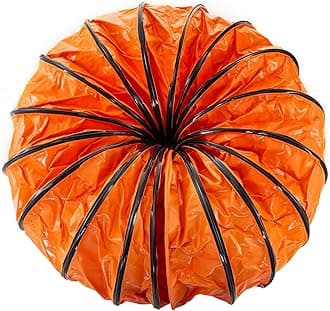 Vevor Ducting Hose, 25ft PVC Flexible HVAC Duct Hosing for 10 Inch Utility Blower Exhaust Fan : Industrial & Scientific