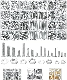 Bolts, Nuts, and Washers Kit - 700pc Metric Screw Assortment