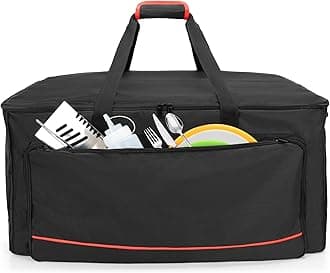 Pizza Oven Bag Compatible with Ooni Koda 16 Gas Pizza Oven, Outdoor Storage Cover Compatible with Ooni Koda 16, Portable Carry Case with Shoulder Strap for Accessories Kit, Bag Only