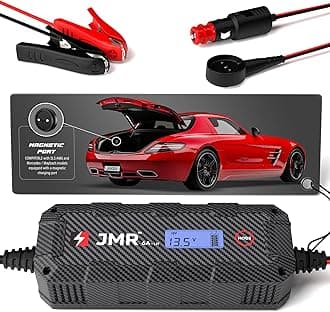JMR Battery Charger for Mercedes-Benz SLS AMG Trickle Charger Conditioner Maintainer (Magnetic Port, Add Lithium Mode)