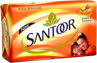 Santoor Sandal & Turmeric Soap - 100g (Pack of 3)