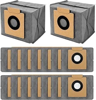 16 Pack Dust Bags for eufy X10 Pro Omni Robot Vacuum and X8 Pro with Self-Empty Station, 4-Layer Replcement Bags