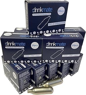 Drinkmate 8g CO2 Soda Chargers - 100 pack