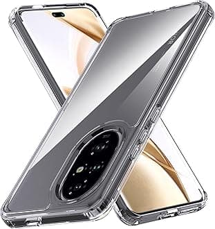 Anoowkoa TPU Case for Honor 200 Pro 5G Phone Case Clear with Built-in Camera Lens Protector Thin Transparent Protective Back Cover Soft Flexible Bumper Hybrid Silicone Case
