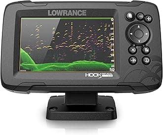 Lowrance Hook Reveal 9 Fish Finder 9 Inch Screen with Transducer and C-MAP Preloaded Map Options