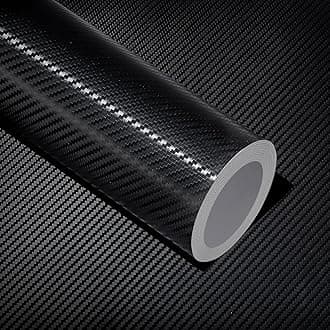 - WALLFLY-India Self Adhesive 3D Vinyl Carbon Fiber Textured Sheet Roll for Cars and Motorcycles, Interior Exterior DIY Decoration | Black Carbon Fiber | (30.48L x 121.92W (1.21 M))