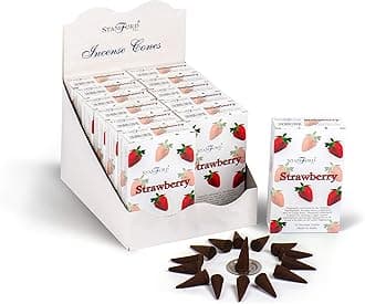Stamford 37213 Strawberry Incense, 15 Cones x 12 Packs, Black, One Size