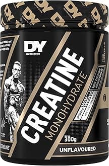 Pure Creatine Monohydrate Powder 300 g, Unflavoured x60 Servings, 2 Month Supply – Increases High Intensity Performance. Gluten Free, Vegan Friendly Supplement