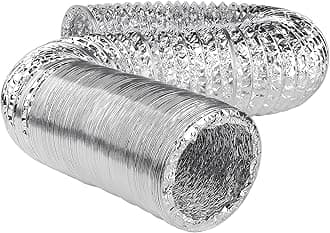 Aluminium Foil Flexible Ventilation Hydroponic Accessory Duct 4" 5" 6" 8" 10" 12 (12" 315mm 10m)