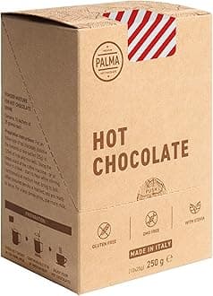 PALMA Italian Hot Chocolate Sachets - Selection Box With 10 Different Flavors | 250g (10 Servings)