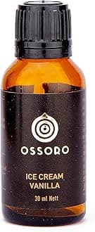 Ossoro Ice Cream Vanilla, 30 ml/ Glass Bottle