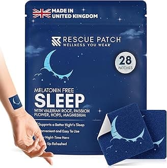Sleep Patches for Adults Extra Strength | Natural Sleeping Patches for Adults | Melatonin-Free Sleep Patch for Relaxation and Restful Night – Long-Lasting Formula