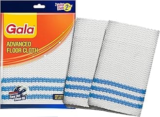 Microfiber Advance Floor Cleaning Cloth(Pocha) for Mopping - White, Pack of 2 (163054)