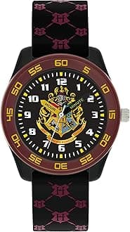Harry Potter Boy's Analog Quartz Watch with Silicone Strap HP9050ARG