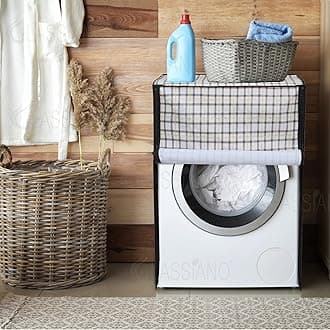 Glassiano Fully Automatic Front Load Waterproof Washing Machine Cover for Samsung/ IFB/ LG/ Godrej/ Whirlpool/ Bosch/ 5 kg, 5.2 Kg, 5.5 Kg